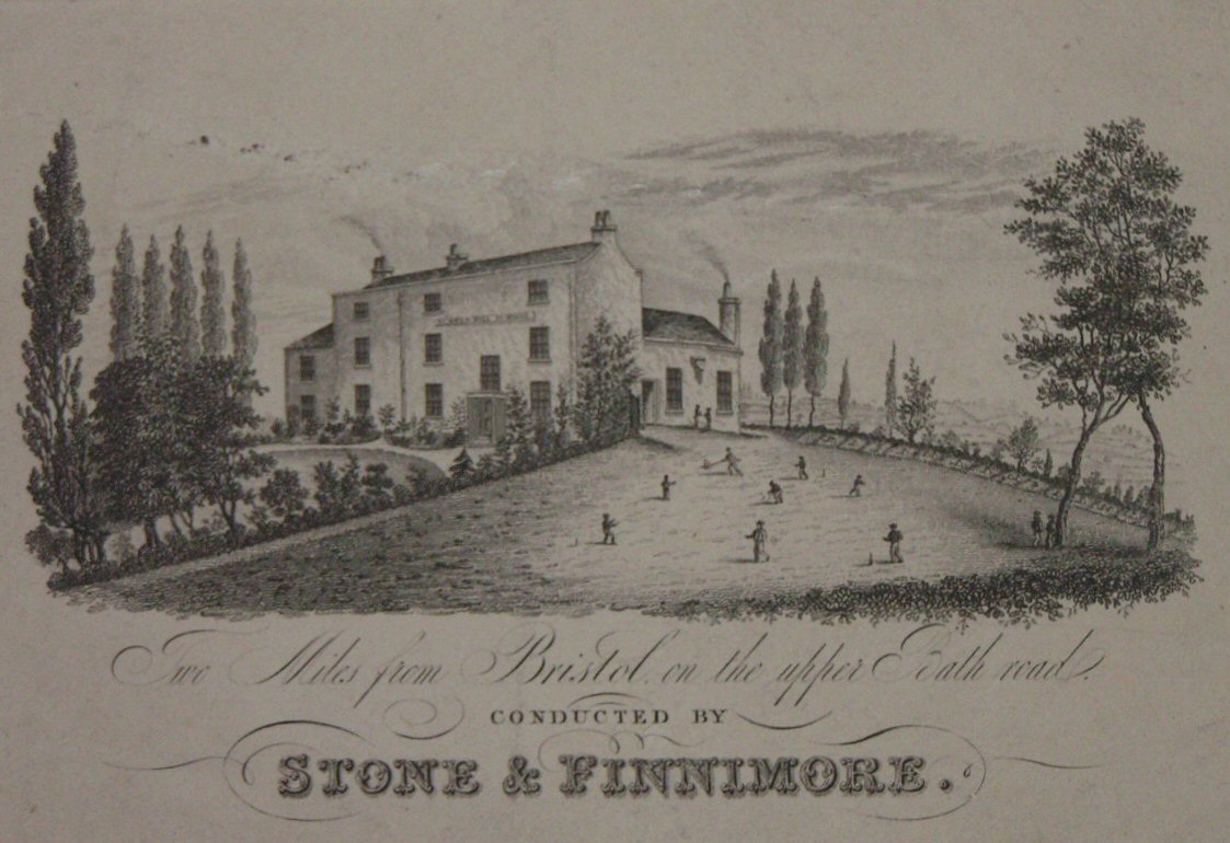 Print - Summer Hill School. Two Miles from Bristol, on the upper Bath road.Conducted by Stone & Finnimore.